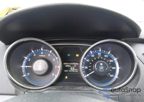 2014 Hyundai Sonata Gls z USA, uszkodzony, nr VIN 5NPEB4AC3EH947768